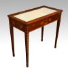 Victorian inlaid curio table angle