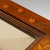 Victorian inlaid curio table floral inlay detail