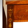 Victorian inlaid curio table top of leg