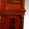 Victorian mahogany 3 door breakfront bookcase end