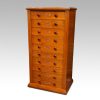 Victorian teak Wellington chest