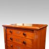 Victorian teak Wellington chest front