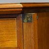 Victorian teak Wellington chest lock