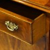 Walnut small breakfront bookcase drawer