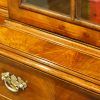 Walnut small breakfront bookcase top