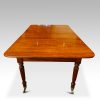 William IV mahogany extendng dining table end (2)