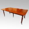 William IV mahogany extendng dining table side