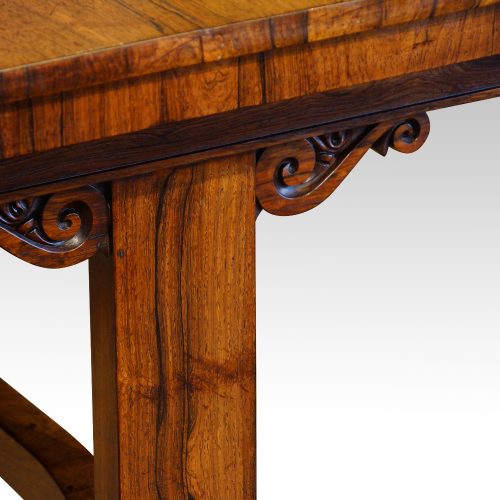 WmIV rosewood library table edge