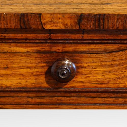 WmIV rosewood library table handle