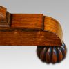 WmIV rosewood library table melon foot