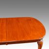 Edwardian mahogany claw and ball extending dining table end