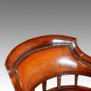 Edwardian mahogany desk chair back rail