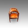 Edwardian mahogany desk chair front