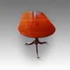 Mahogany Regency style pedestal dining table end