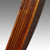 Mahogany Regency style pedestal dining table leg detail