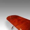 Mahogany Regency style pedestal dining table top view