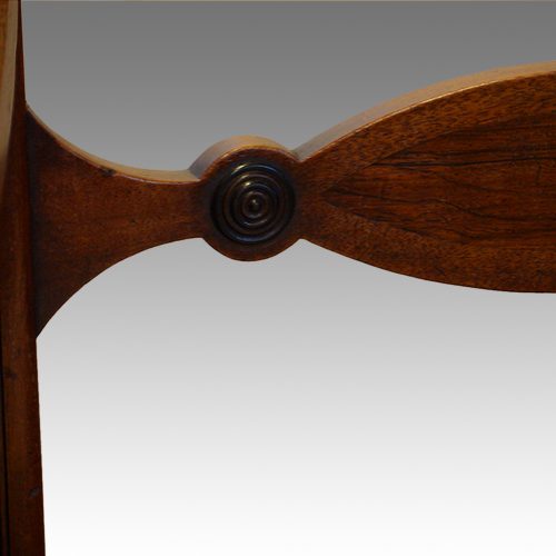 Set of 8 Regency mahogany dining chairs central cross bar
