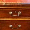 Victorian mahogany pedestal desk handle