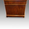 Victorian mahogany pedestal desk side