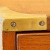 Victorian satinwood military chest brass corner