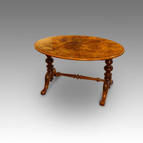 Victorian walnut coffee table side