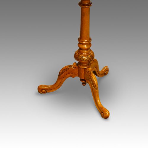 Victorian walnut wine table base