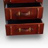 Custom made limited edition leather luggage bedside chest drawers