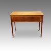 Edwardian inlaid mahogany writing table rear