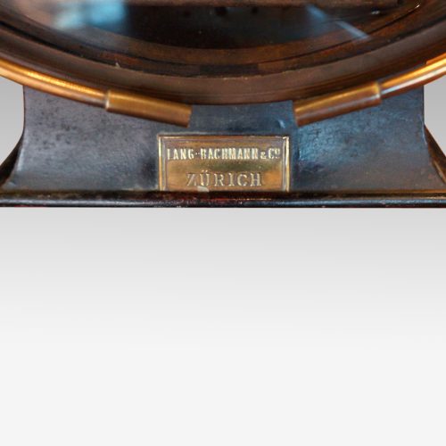 Locomotive lamp brass plate