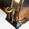 Locomotive lamp door latch