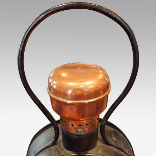 Locomotive lamp handle