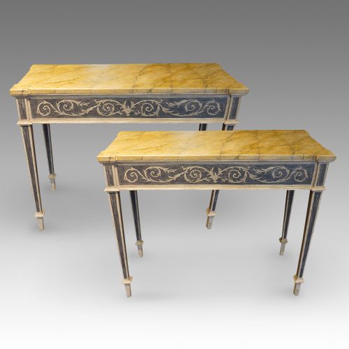 Pair of console tables