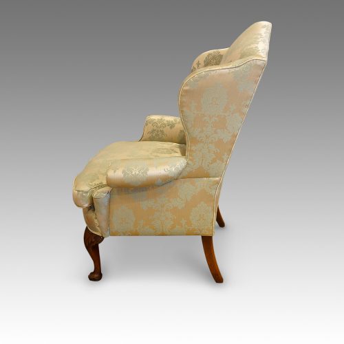 Queen Anne style wing-chair side