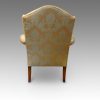 Queen Anne style wing-chair rear