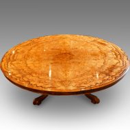 Victorian burr walnut coffee table
