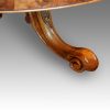 Victorian burr walnut coffee table leg