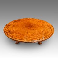 Victorian burr walnut coffee table top