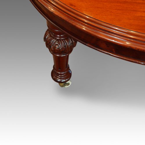 Victorian mahogany 12 seat extending dining table border