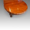Victorian mahogany 12 seat extending dining table end detail