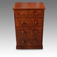 Victorian mahogany narrow flight of drawers