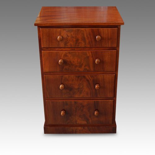 Victorian mahogany narrow flight of drawers