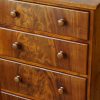 Victorian mahogany narrow flight of drawers front