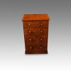 Victorian mahogany narrow flight of drawers,1
