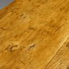 Antique elm coffee table top detail