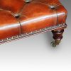 Leather large stool corner
