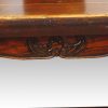 Pair of Chinese elm yoke chairs carving