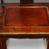 Pair of Chinese elm yoke chairs seat panel