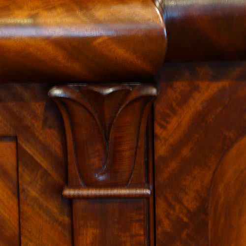 Victorian 3 door chiffonier sideboard carving