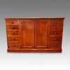 Victorian dwarf mahogany wardrobe