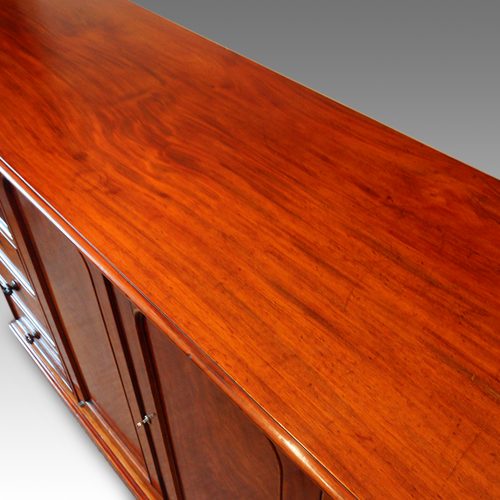 Victorian dwarf mahogany wardrobe top